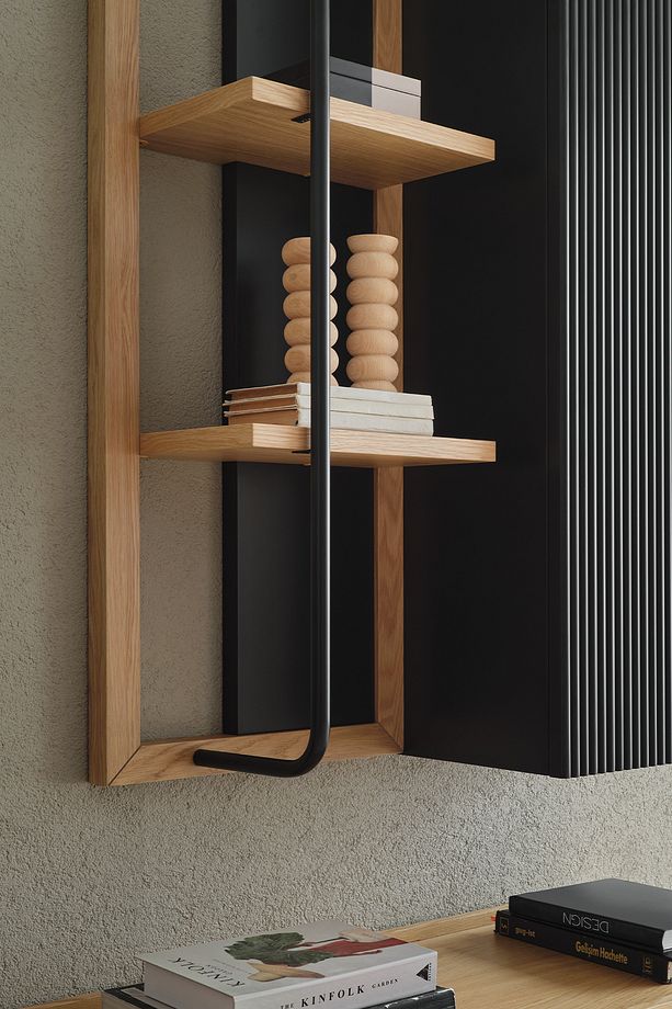 Austin Midi Tv Ünitesi, 250x45 cm - Açık Meşe - 5