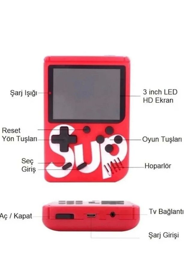 Güçlendirilmiş Game Box 400 In 1 Atari DTI - 4