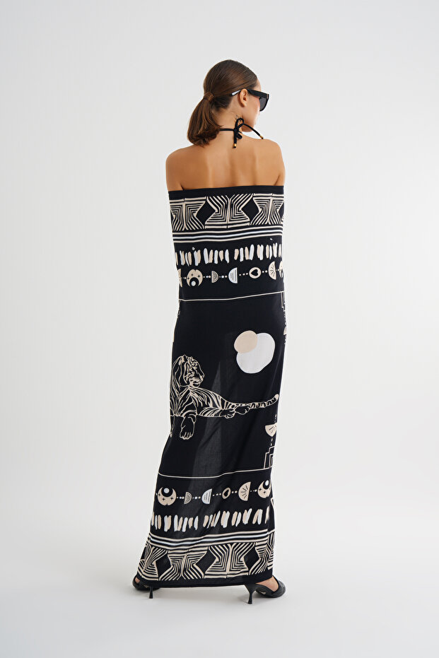 Boho Bell Black Pareo - 5