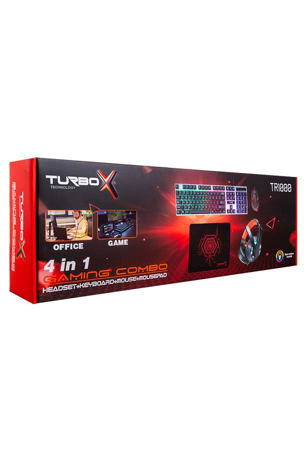 TRX-108 Bundle Kablolu Klavye Mouse Mousepad RGB Kulaklık - 2