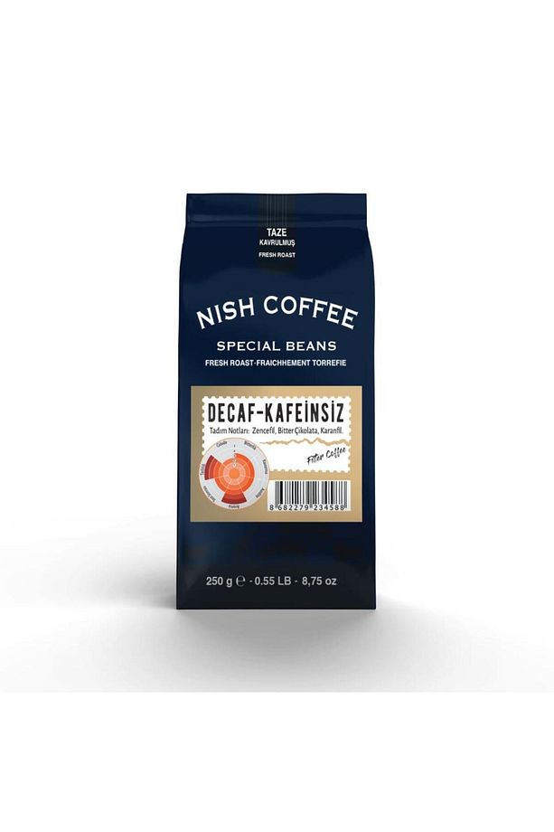 Nish Filtre Kahve Decaf Kafeinsiz 250 gr Öğütülmüş Kahve - 2