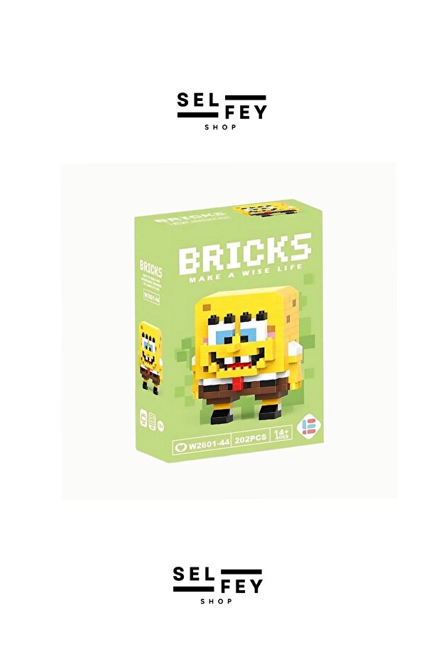 Yapı Oyuncak Model Sünger Bob Mini Figür - 2