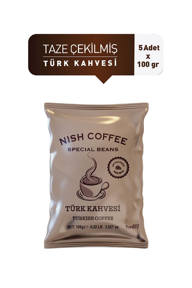 Nish Türk Kahvesi 5 X 100 gr - 5