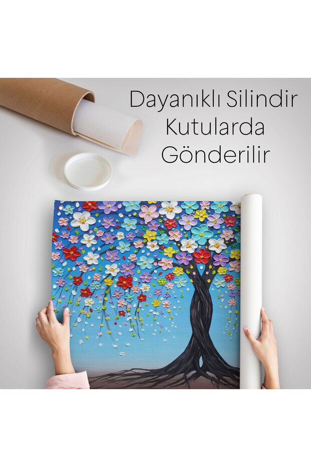 Çiçeklerin Senfonisi Duvar Örtüsü-Halısı -6567 - 5