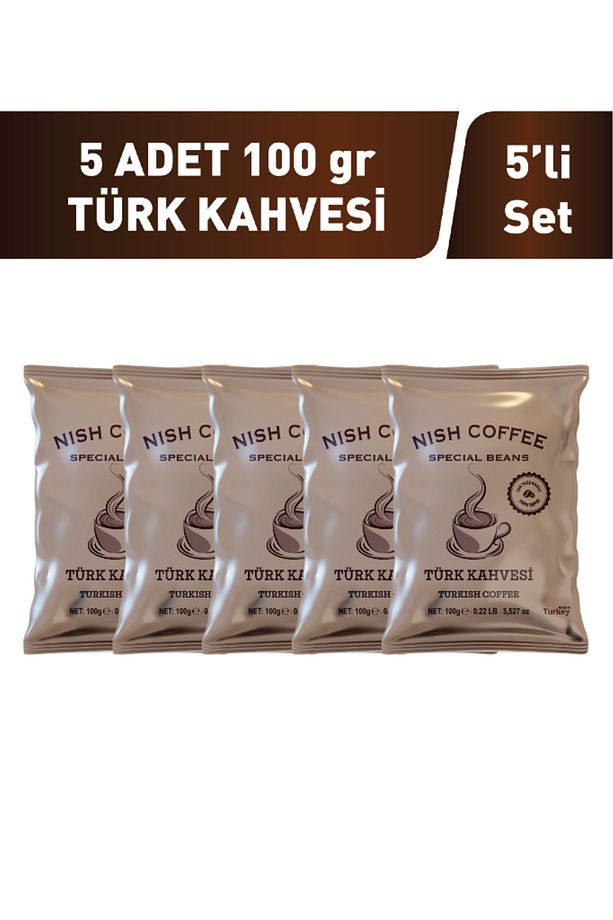 Nish Türk Kahvesi 5 X 100 gr - 1