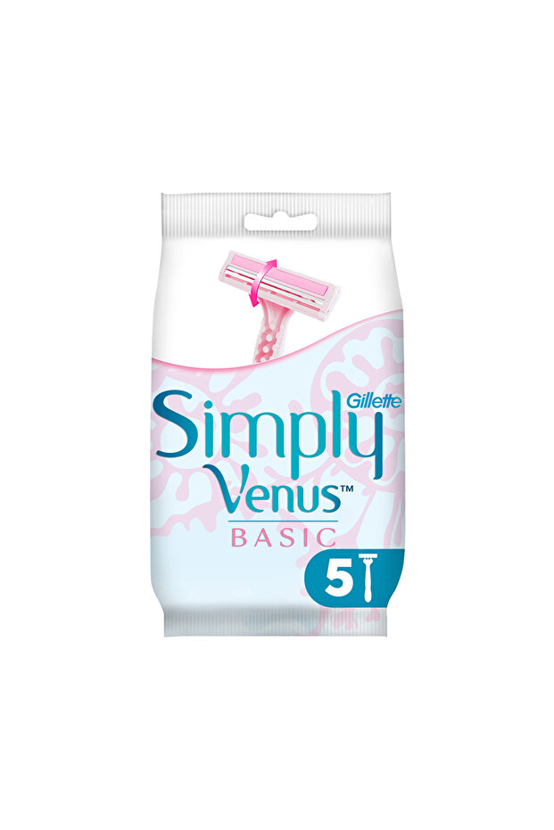 Venus Simply Basic Tıraş Bıçağı Kullan At 5'li - 2