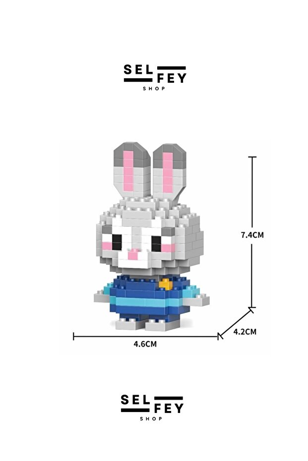 Judy Hopps Mini Figür - 3