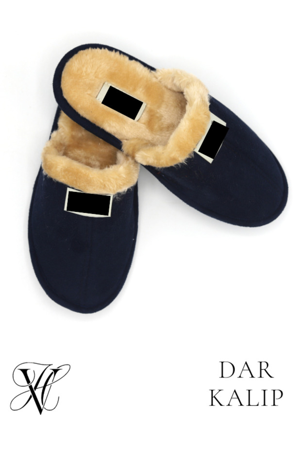Unisex Soft Soled Warm Lined Fluffy Home Garden Slippers Winter House Slippers (Narrow Fit)