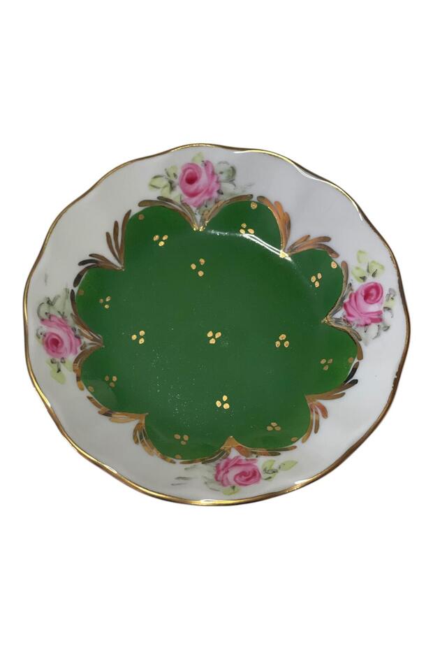 Dört Güllü Çay Tabağı - 1