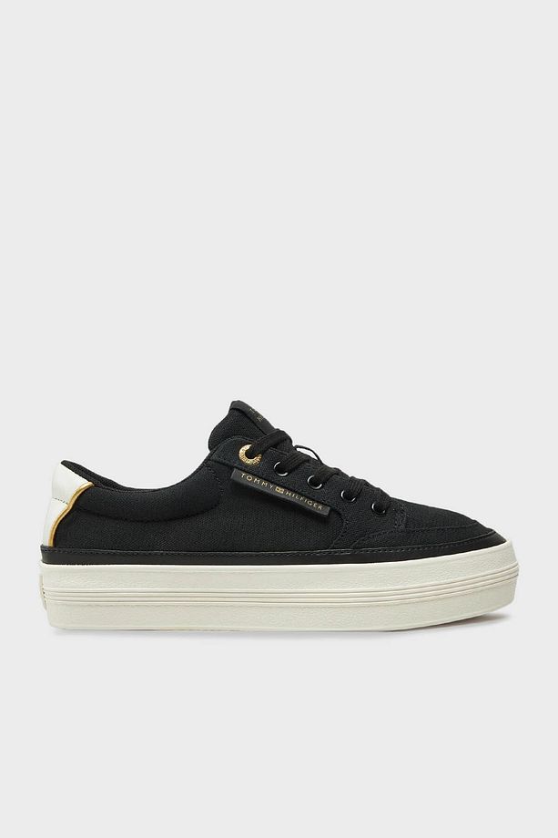 Pamuklu Platform Taban Sneaker Ayakkabı AYAKKABI FW0FW08323 BDS - 1
