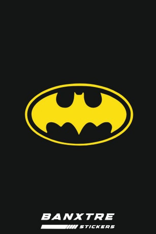 Motor-Araba-Kask için Batman Sticker Etiket (10CMx5CM)(1 Adet) - 1