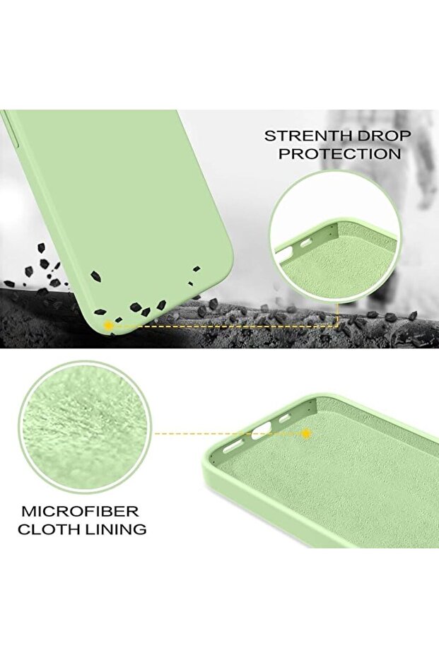 حافظة خلفية من الألياف الدقيقة ذات جودة عالية مع شعار متوافق مع هاتف iPhone 13/14 - 2