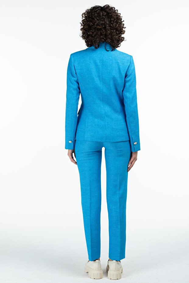 Kendinden Desenli Ceket - 4