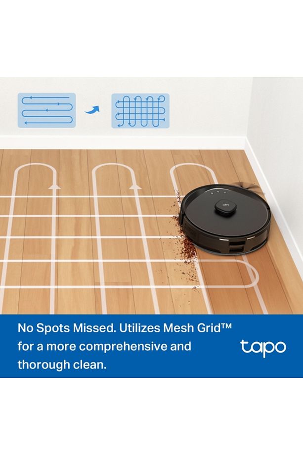 Tapo Rv30 Max Plus 5300pa Yüksek Vakum Güçlü Robot Süpürge , Paspas Akıllı Otomatik Boşaltma ünitesi - 5