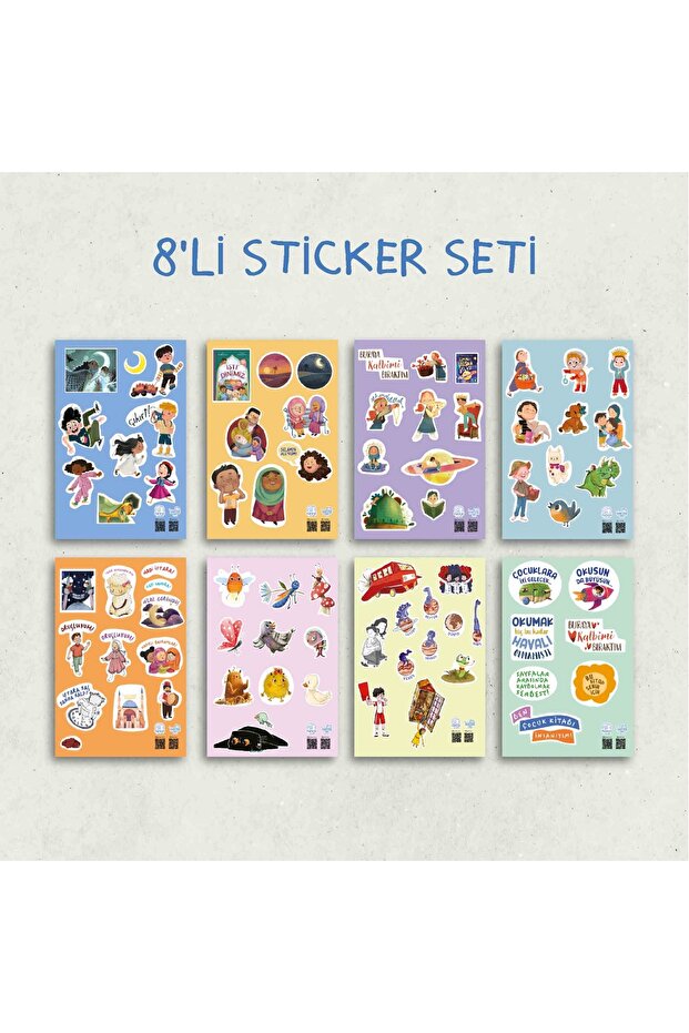 Sticker Seti 1 (8 Adet) - 1