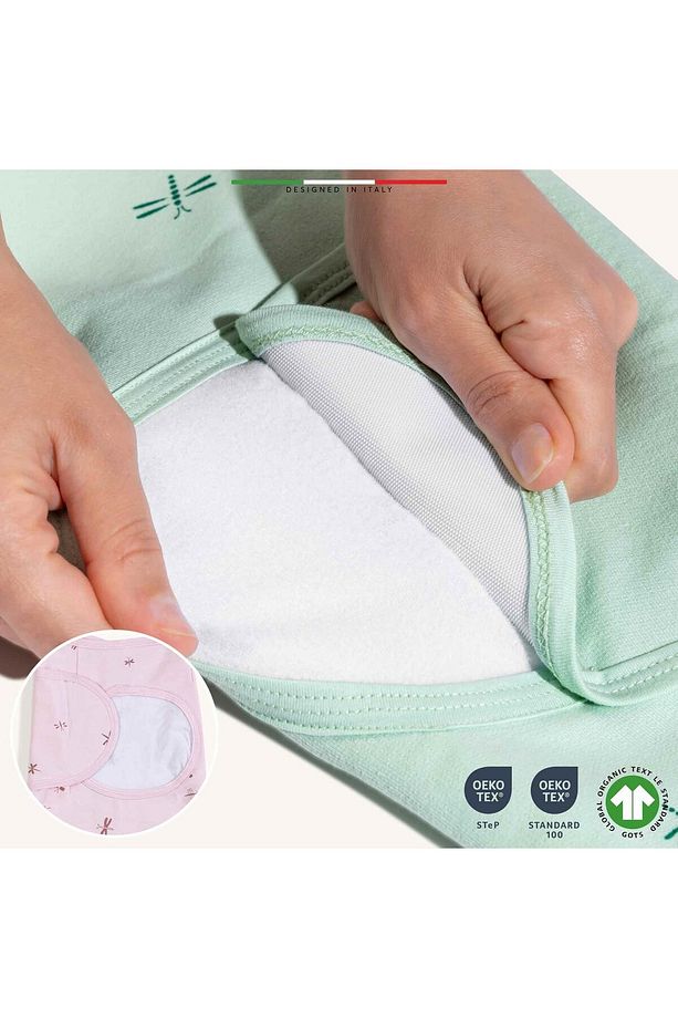 EleleLife Bebek Kundak Uyku Tulumu Cırtlı 1 Tog Pembe Sanno - 4