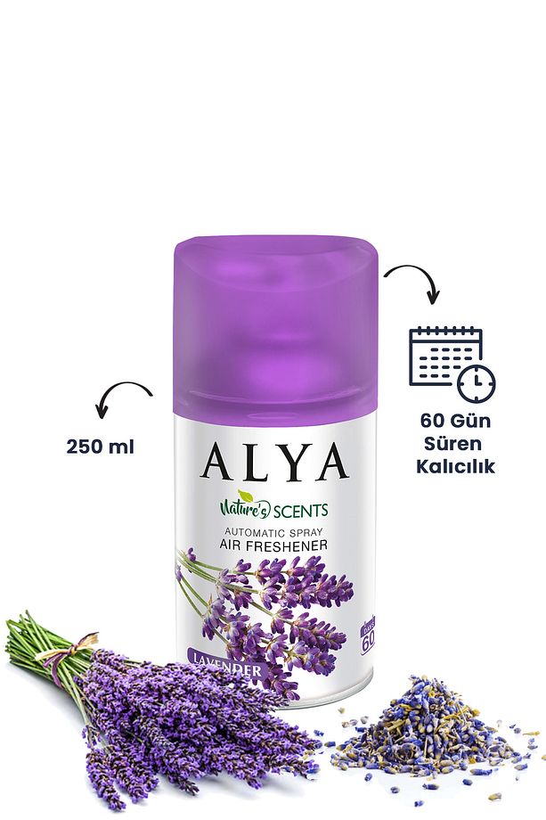 Nature's Scents Lavender - Lavanta Oda Kokusu Yedek Makine Spreyi 250 ml x3 adet - 5