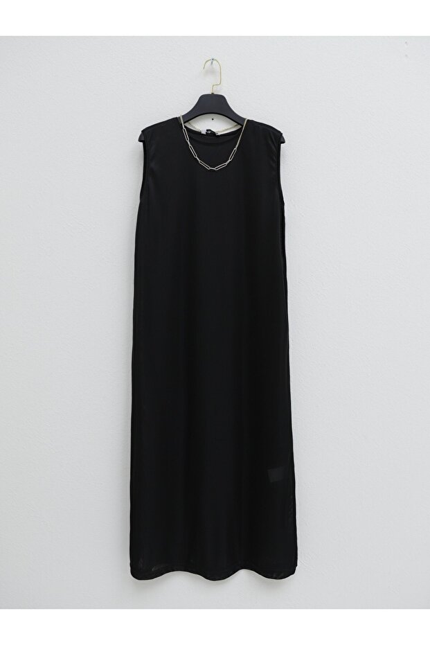 Rochie lungă -Negru - 1