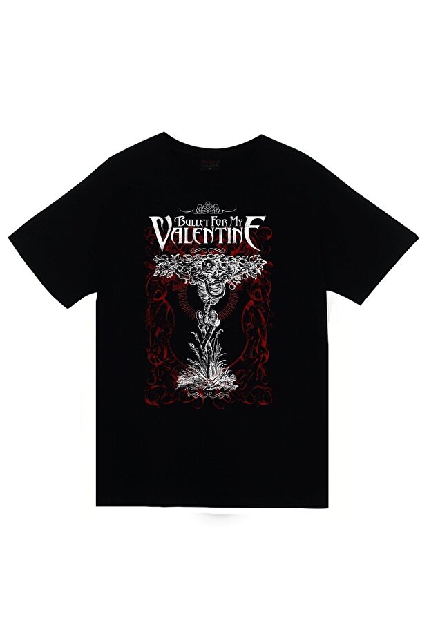Bullet for My Valentine Printed Unisex 100% Cotton Black T-Shirt