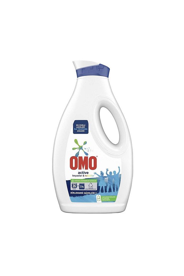 Active Beyazlar Renkliler Için Sıvı Deterjan 26 Yıkama 2 X 1690 ml - 3