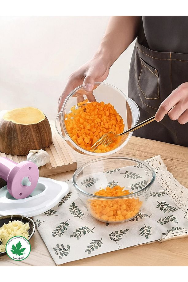 Bas Kes Xl Pratik El Robotu 1500ml Yeni Nesil Doğrayıcı, Büyük El Rondosu , Pratik Rondo - 4