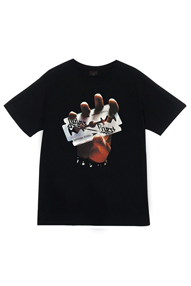 Judas Priest Printed Unisex 100% Cotton Black T-Shirt