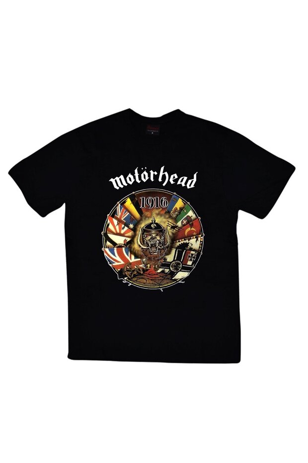 Motörhead Printed Unisex 100% Cotton Black T-Shirt