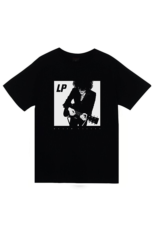 Lp Laura Pergolizzi Printed Unisex 100% Cotton Black T-Shirt