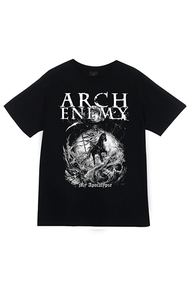 Arch Enemy Printed Unisex 100% Cotton Black T-Shirt