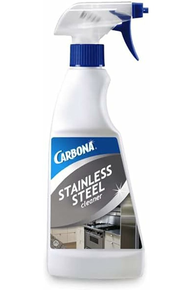 Stainless Steel Cleaner Trigger Spray, 16.8 fl oz, Foaming Formula, Removes Grease, Fingerprints, Water Spots and Oxidation, Lasting Shine, for Appliances, Sinks, Faucets, Hoods and Fixtures
