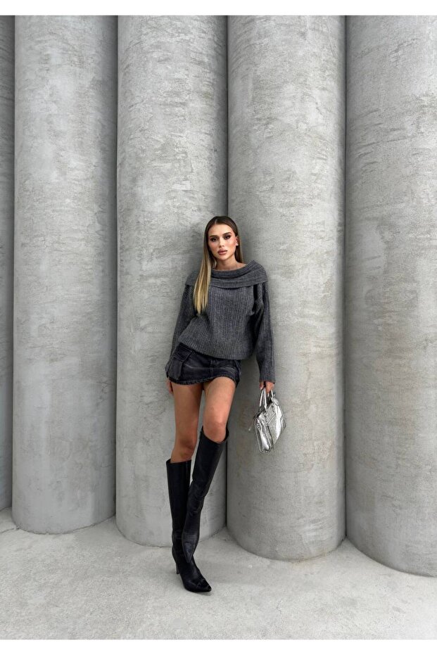 Modonna Yaka Triko Bluz - 2