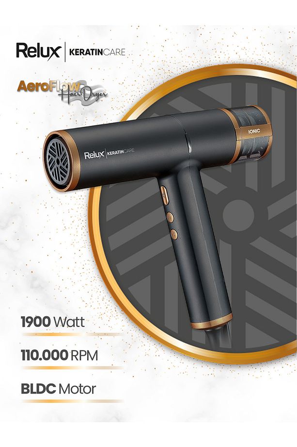 Rhd9190b Keratincare Bldc Saç Kurutma Makinesi 1900w, Hızlı, Sessiz Kurutma - 5