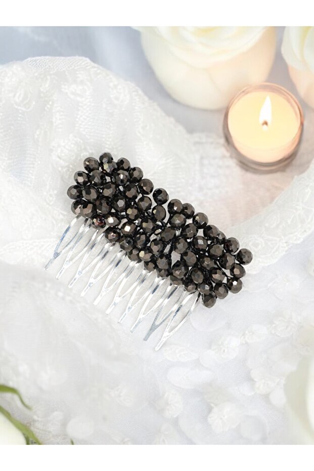Stylish Crystal Comb for Engagement and Birth - 6X2 Cm, Color Alternative
