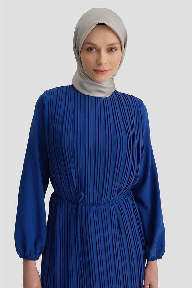 Piliseli Elbise 24yd9435 Saks - 5