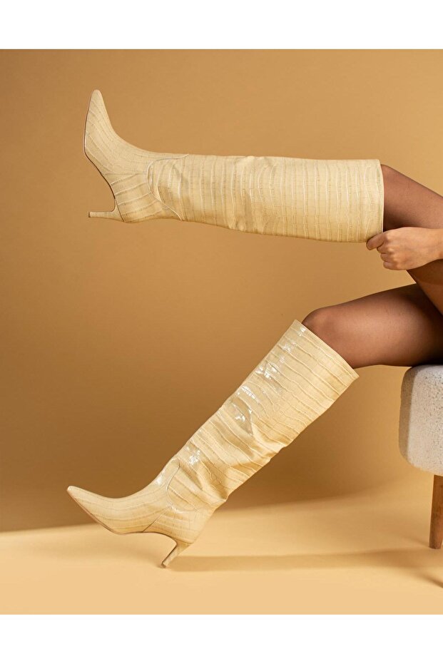 Luanda Kroko Çizme - 2