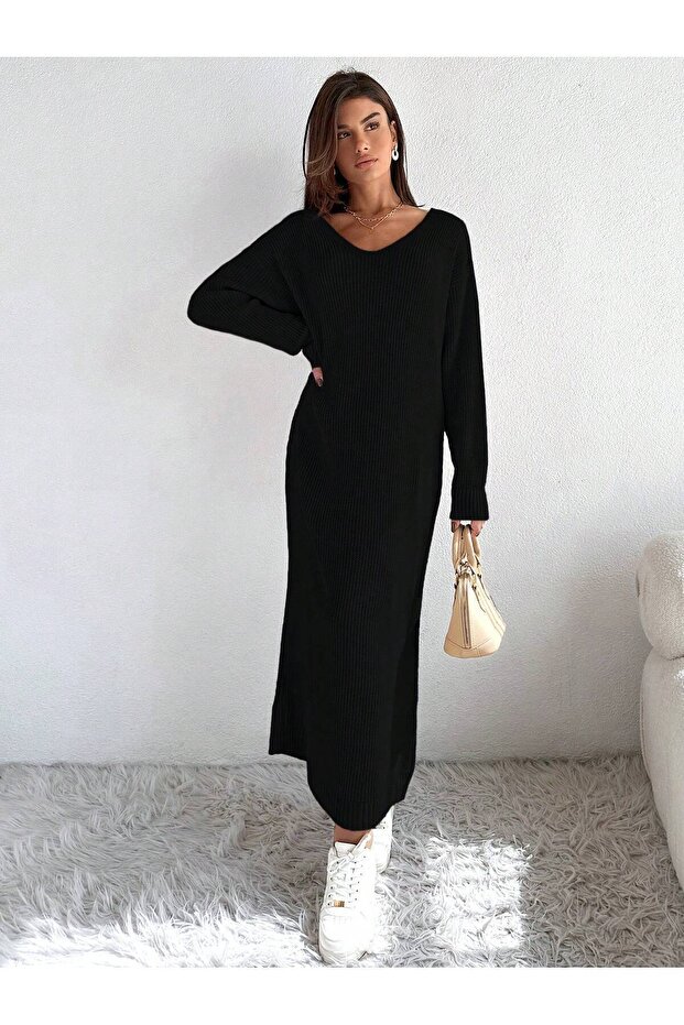 TRİKO ELBİSE KURDELYELİ - 4