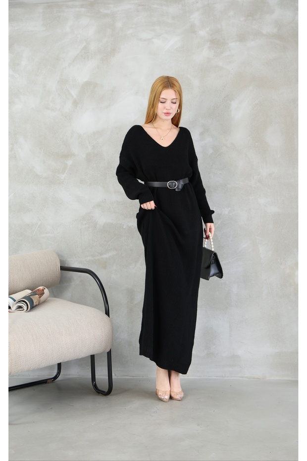 TRİKO ELBİSE KURDELYELİ - 9