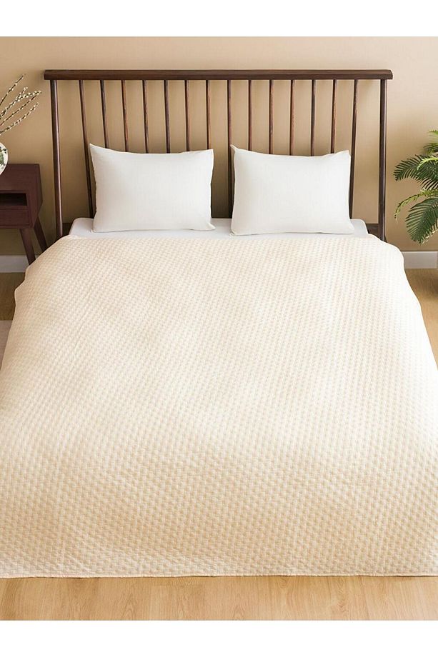 LCW HOME Desenli Çift Kişilik Yatak Örtüsü 200x220 Cm (S4) - 2