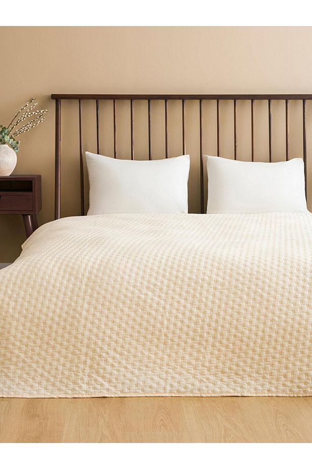 LCW HOME Desenli Çift Kişilik Yatak Örtüsü 200x220 Cm (S4) - 1