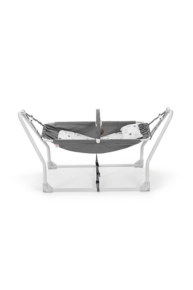 Venedik Hamak Gri Sallanır Ve Sabitlenir - 2