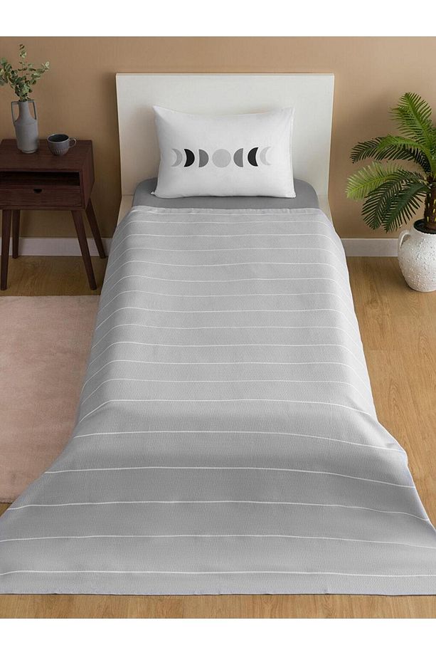 LCW HOME Desenli Tek Kişilik Pike Takımı (S4) - 2