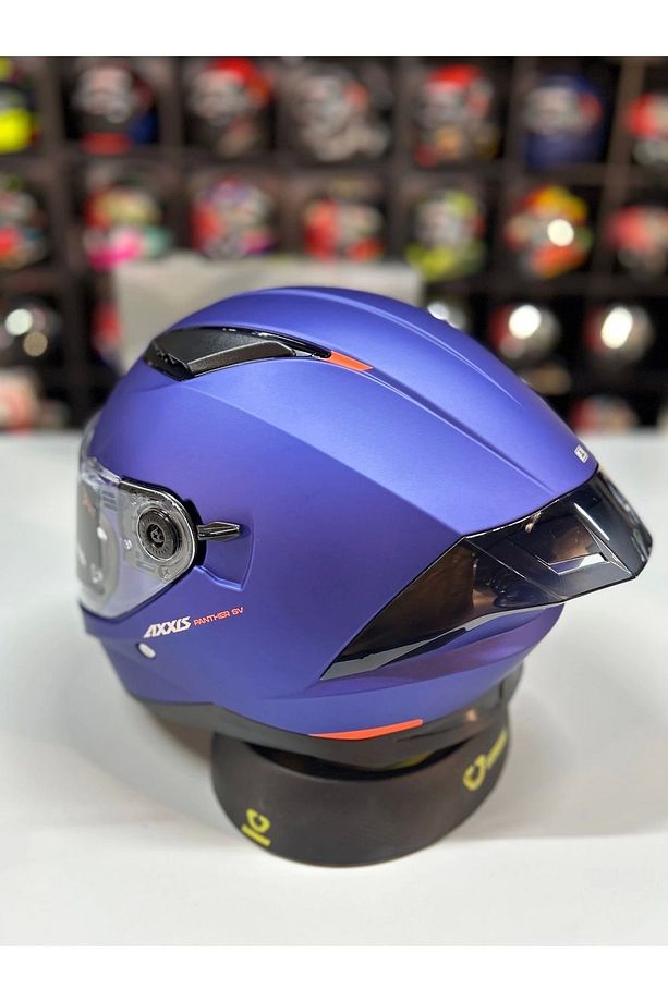 Panther Sv Solıd A7 Matt Blue Tam Kapalı Kask - 4