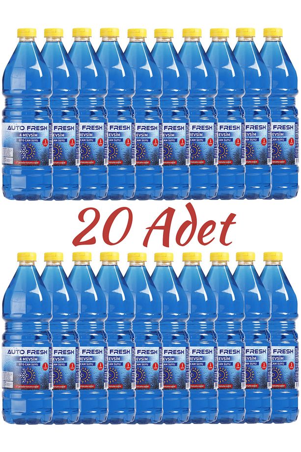 4 Mevsi̇m Oto Cam Suyu 1 Li̇tre 20 Adet Set -3 Derece - 1
