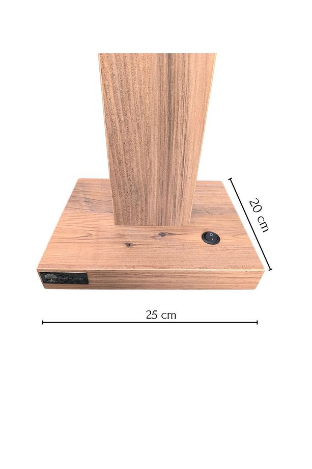 Akıllı Ahşap Led Lambader - 9