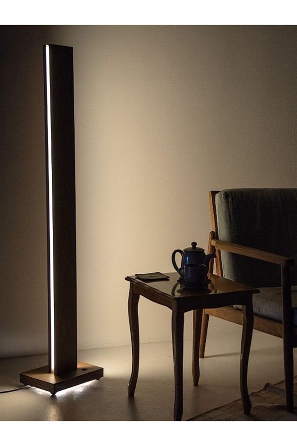 Akıllı Ahşap Led Lambader - 5