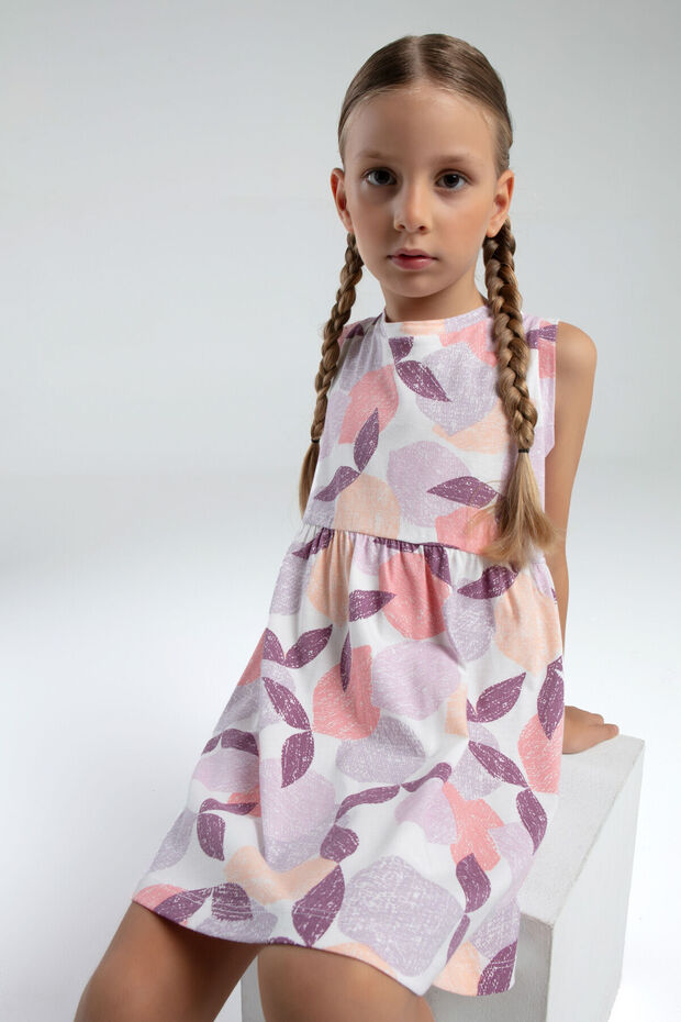 Kız Çocuk Pembe Elbise - 4