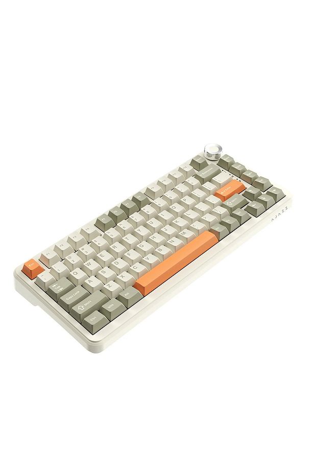 AK820 Max Retro Tasarım 8000 Mah  3 Modlu Bağlantı  Hot-Swap Profesyonel Mekanik Klavye - 4
