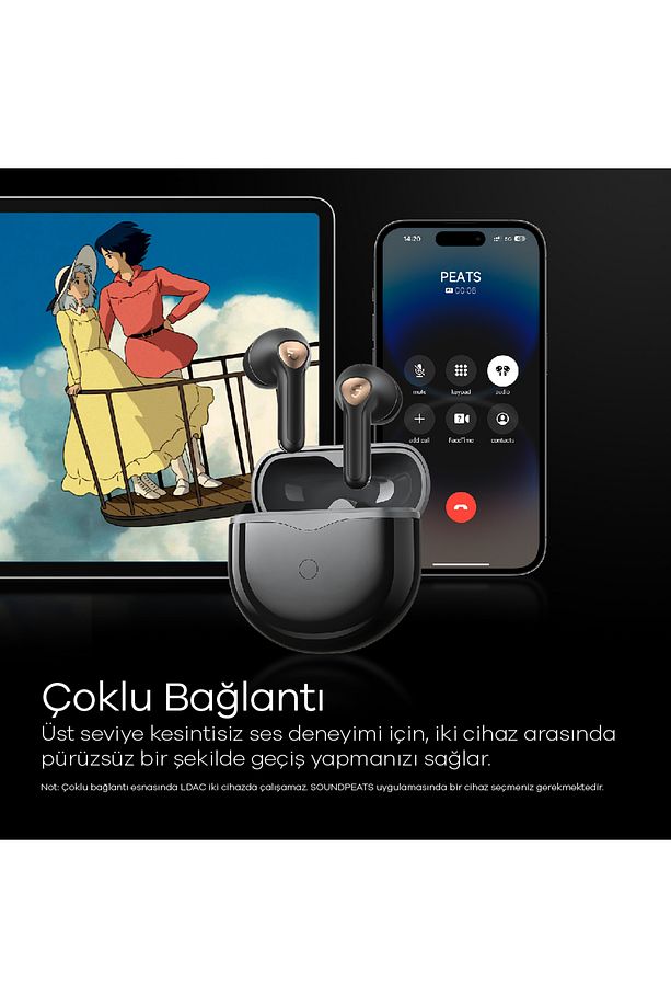 Air4 Lite Kulaklık Ldac Codec Hi Res, 6 Mikrofon 5.3 Bluetooth Kulaklık - 7