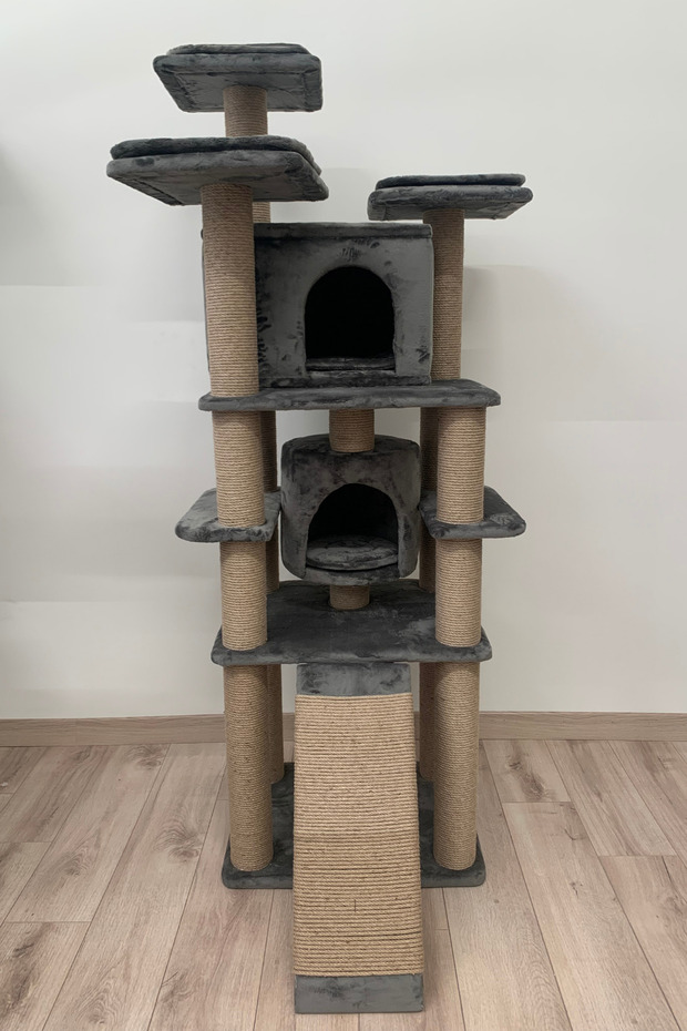 Maya Luxury Cat Tree - Scratching and Resting Features - 5