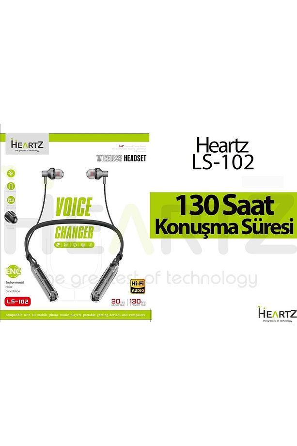 150 Saat Uzun Kullanım Süresi Sporcu Bluetooth Kulaklık Boyun Bantlı Ense Tipi Mıknatslı Uç Kablosuz - 2
